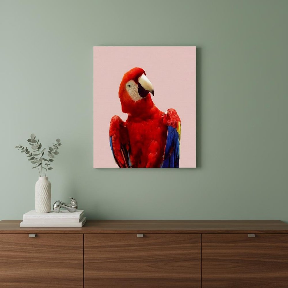 Vibrant And Vivid Bird Unframed Print Wall Art