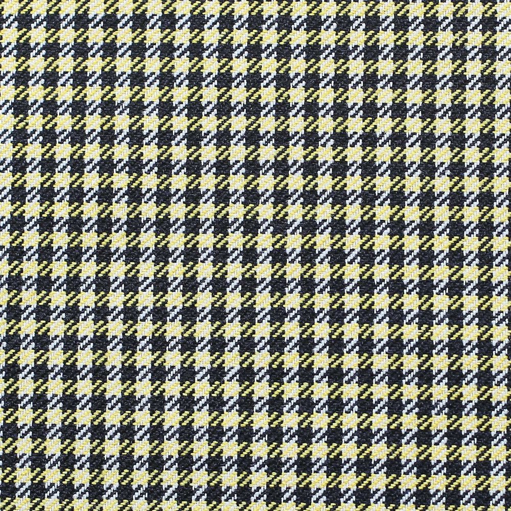 Pale Yellow Houndstooth Pattern Throw Pillow