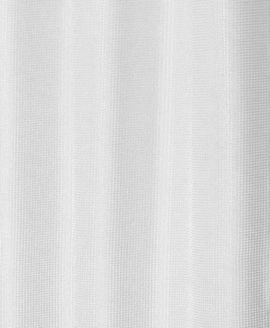 Luxurious White Waffle Weave Shower Curtain