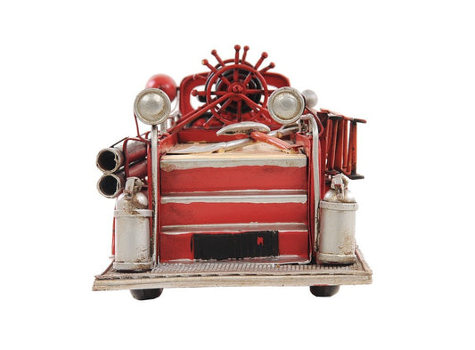 6" Red Metal Hand Painted Model Car