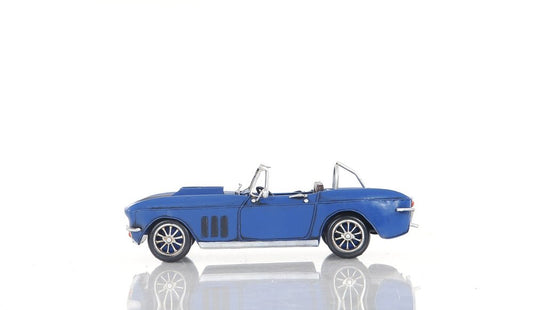 5" Blue Metal Hand Painted Model Car