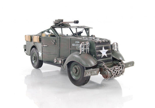 6" Green Metal Hand Painted Model Car
