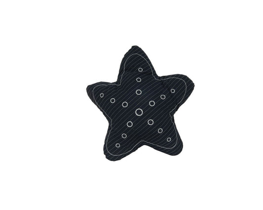 Set of Two 12" Blue Starfish Coastal Throw Pillows