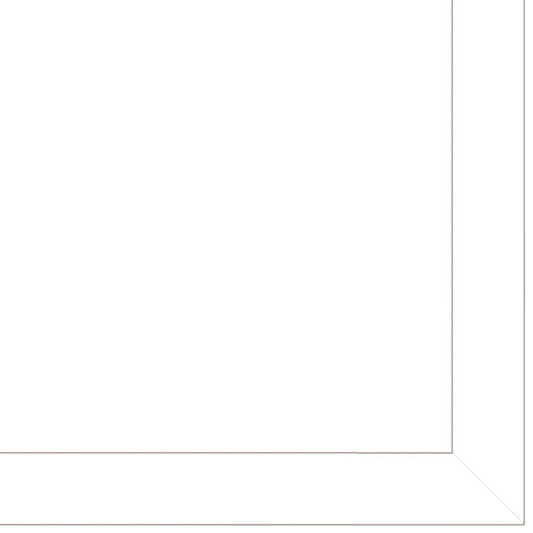 Beetle and Bob Baby Whale White Framed Print Wall Art