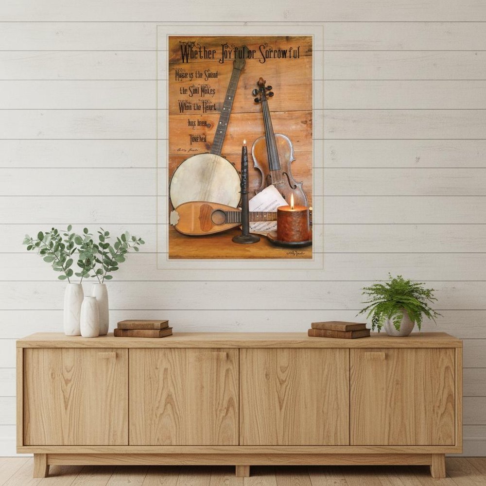 Music 11 White Framed Print Wall Art