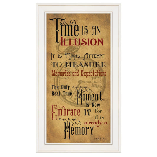 Memories 1 White Framed Print Wall Art