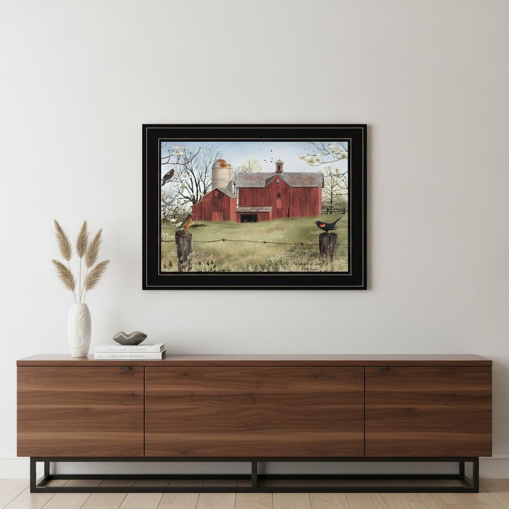 Harbingers of Spring 4 Black Framed Print Wall Art