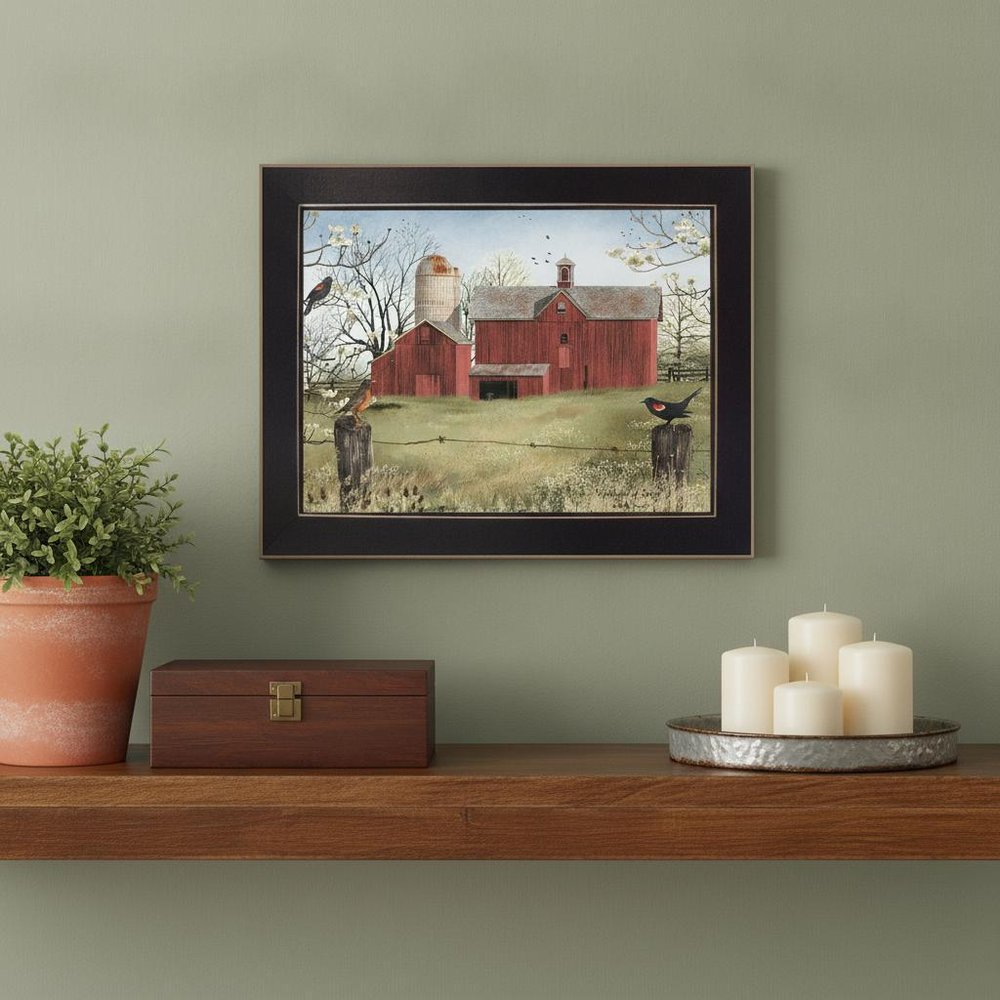 Harbingers of Spring 2 Black Framed Print Wall Art
