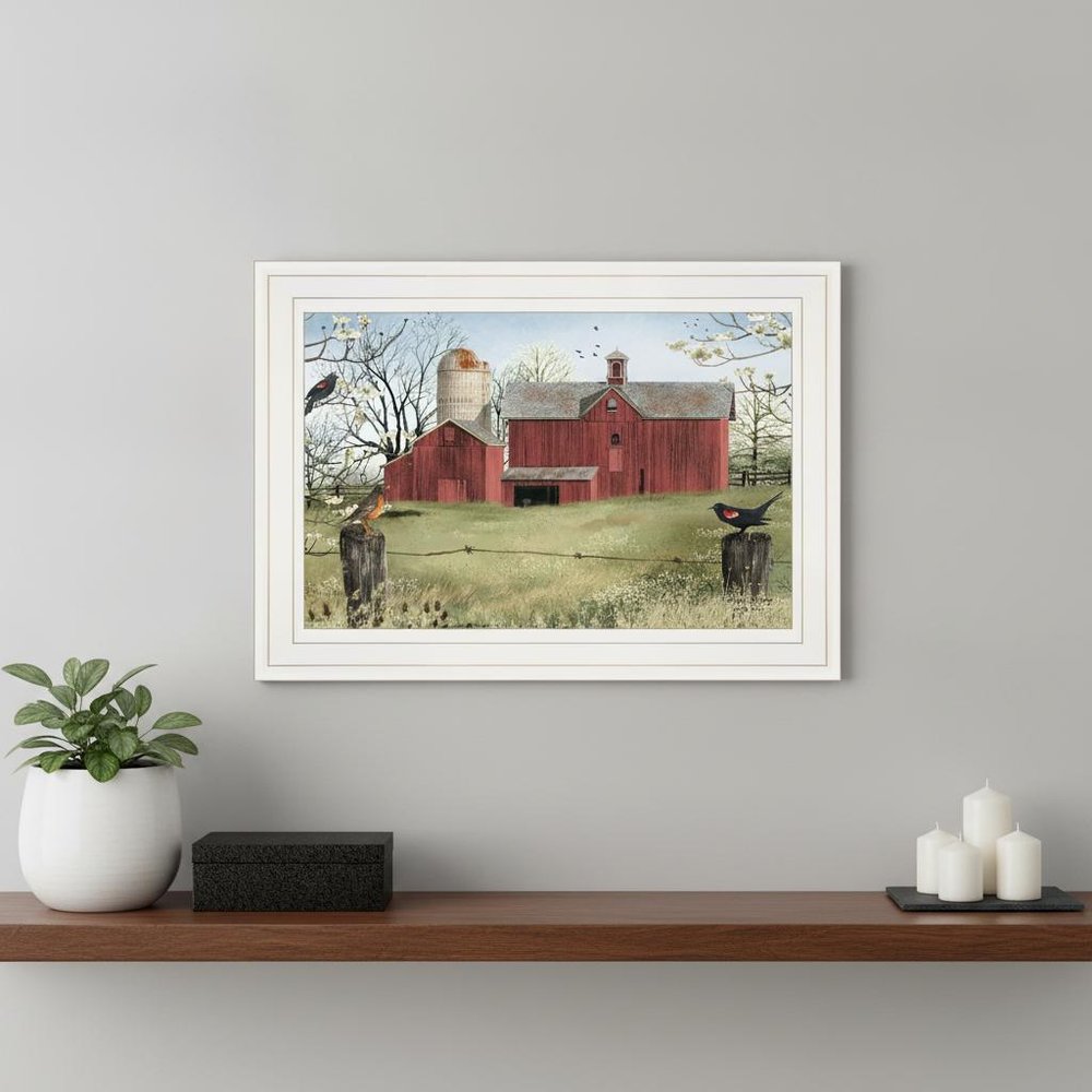 Harbingers of Spring 1 White Framed Print Wall Art