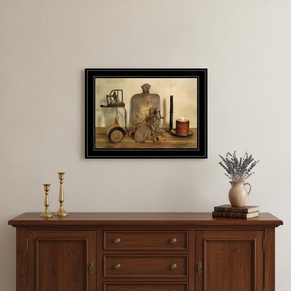 Sweet Cream Butter 2 Black Framed Print Wall Art