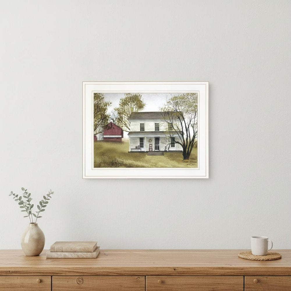 Summer Afternoon 2 White Framed Print Wall Art