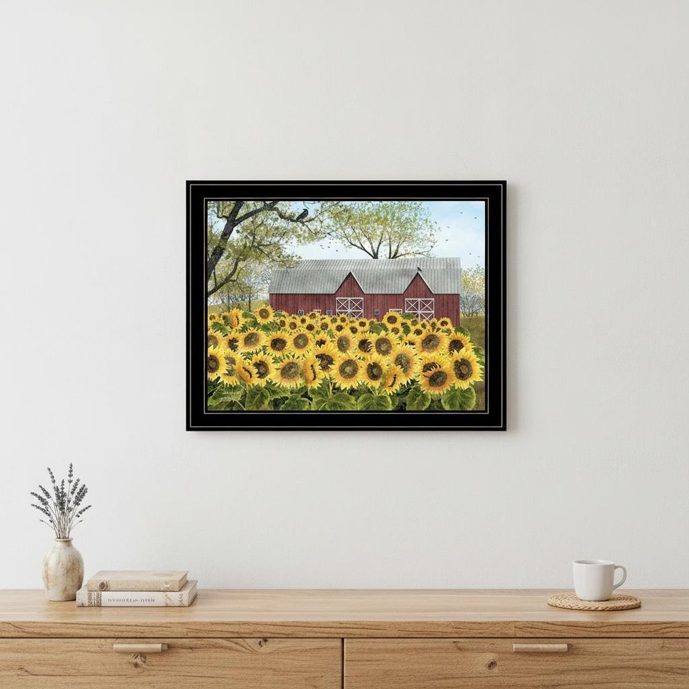 Sunshine 5 Black Framed Print Wall Art