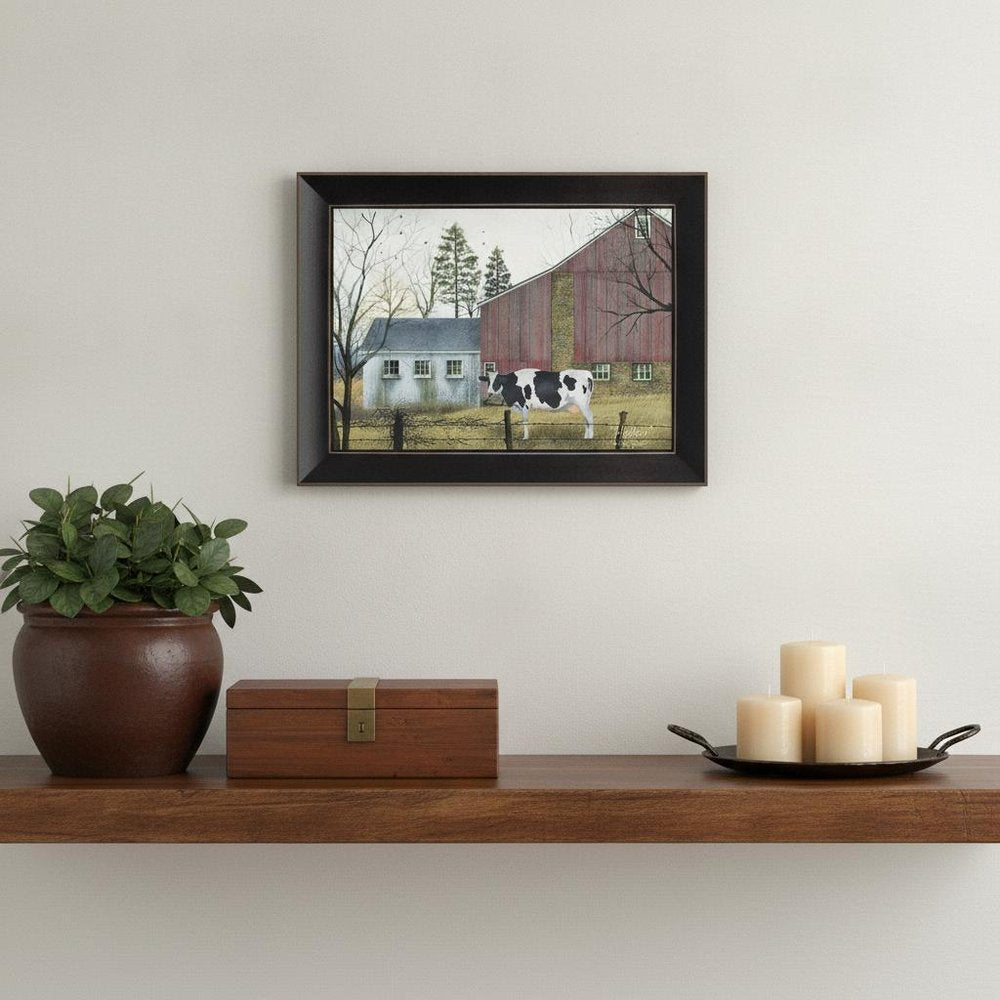Holstein Black Framed Print Wall Art