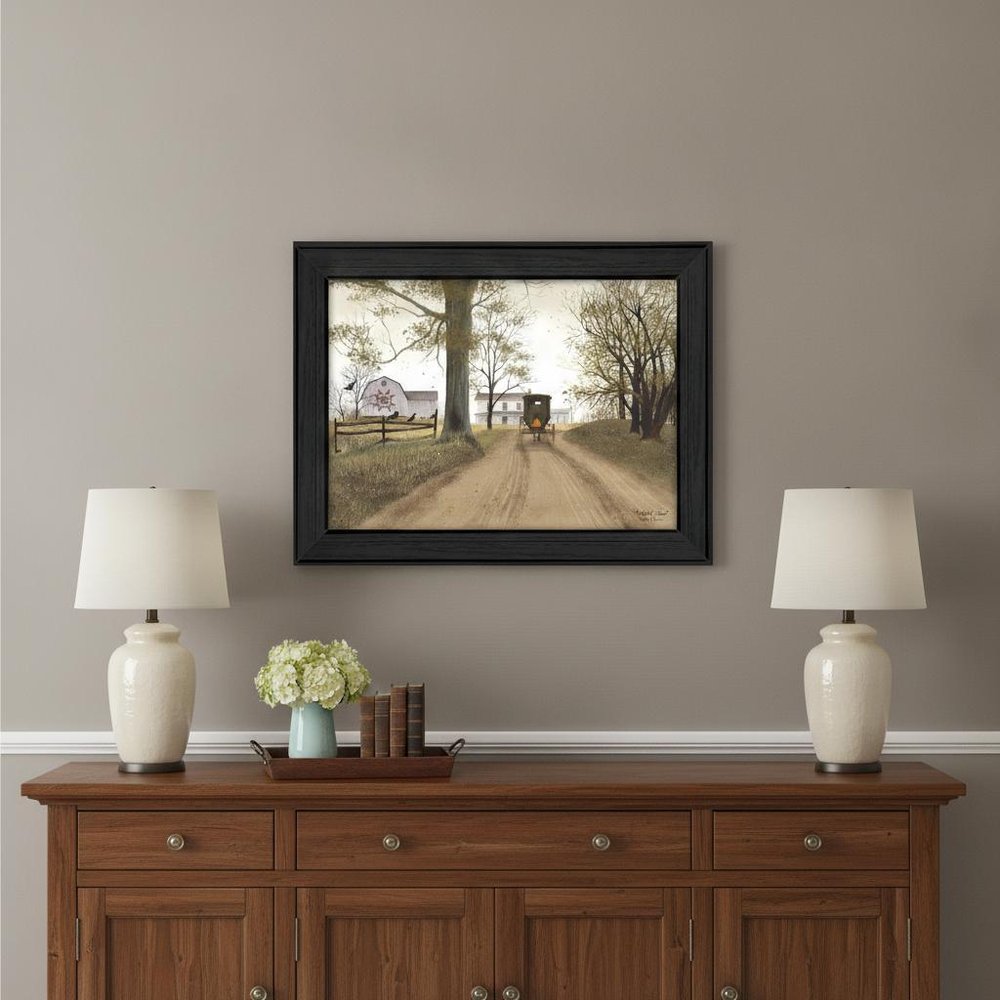 Headin Home 6 Black Framed Print Wall Art