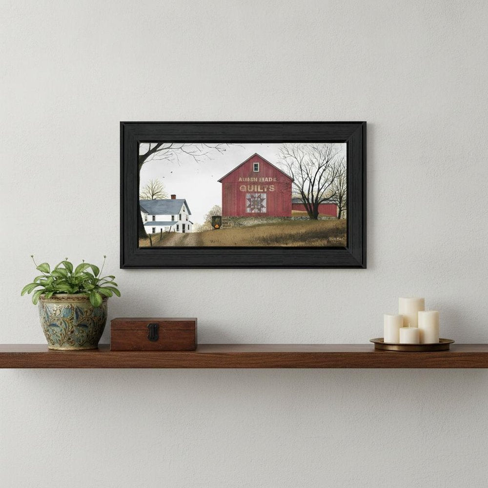 The Quilt Barn 1 Black Framed Print Wall Art