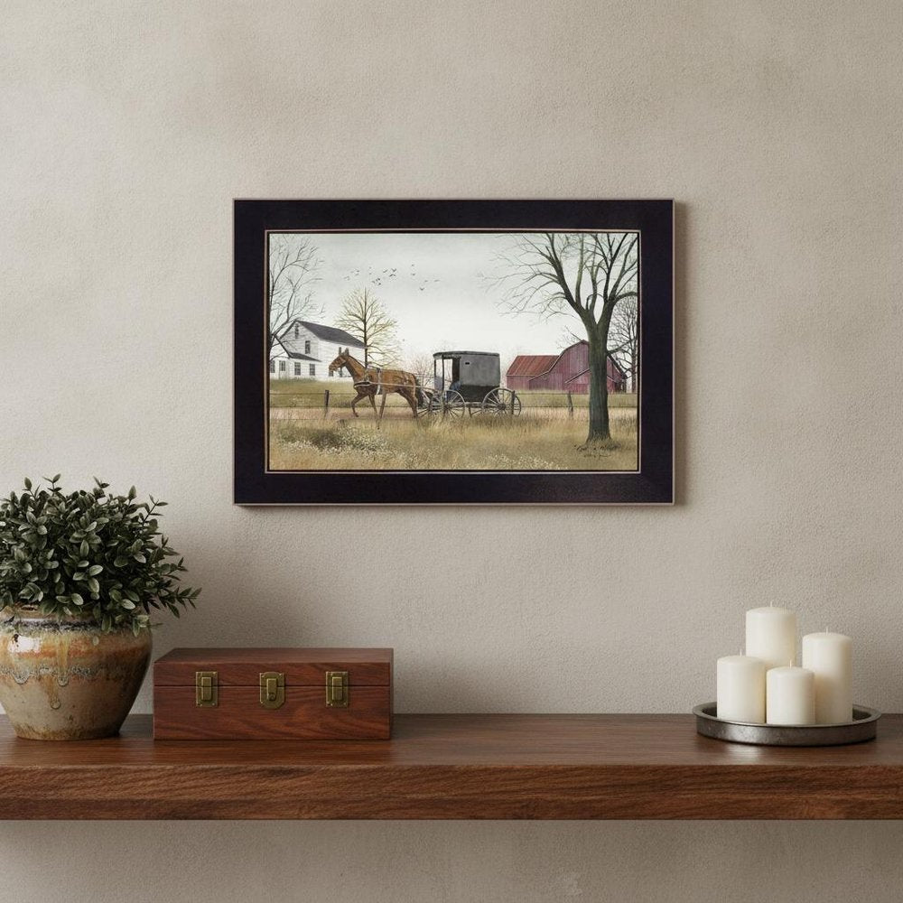 Goin to Market 4 Black Framed Print Wall Art