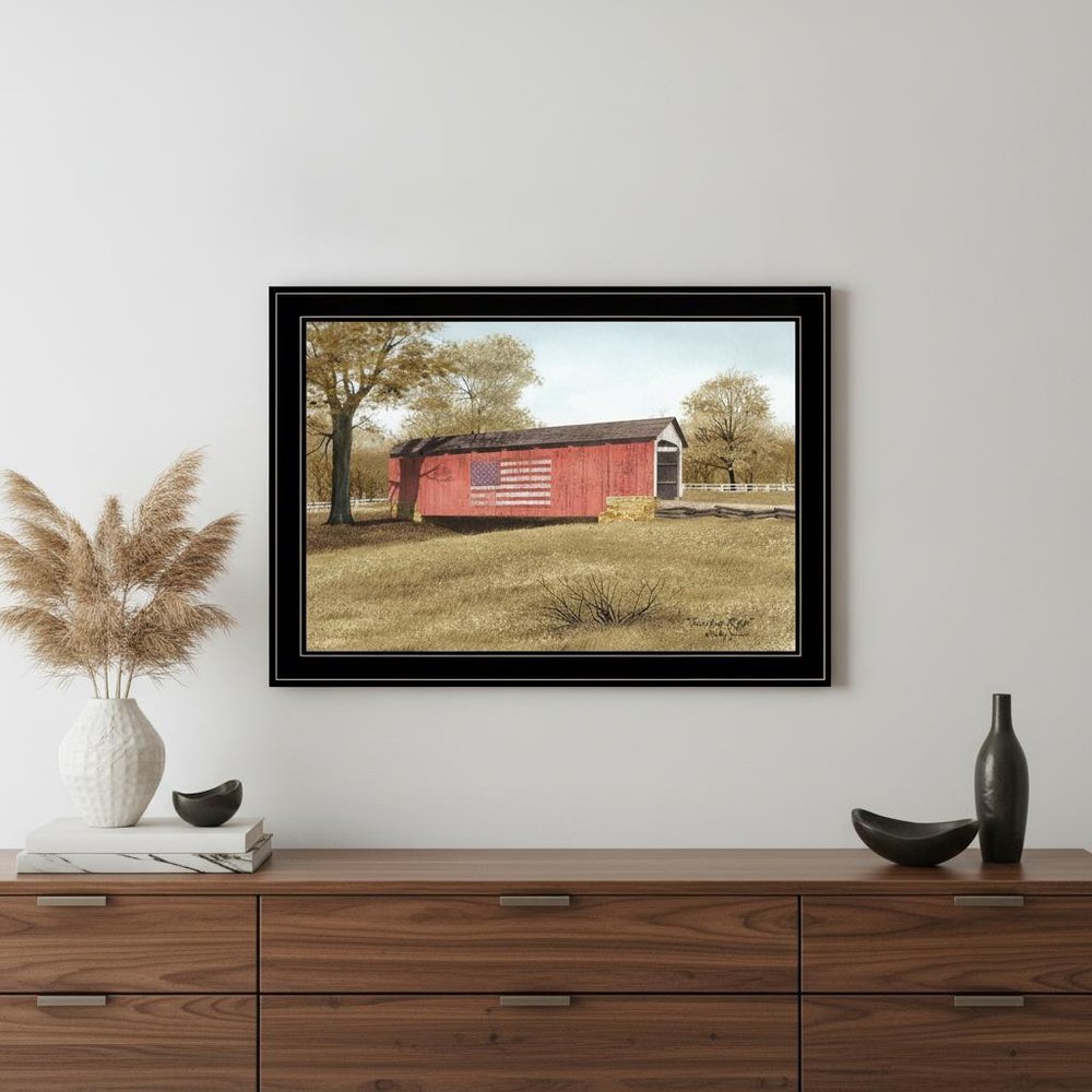 Sassafras Ridge 2 Black Framed Print Wall Art
