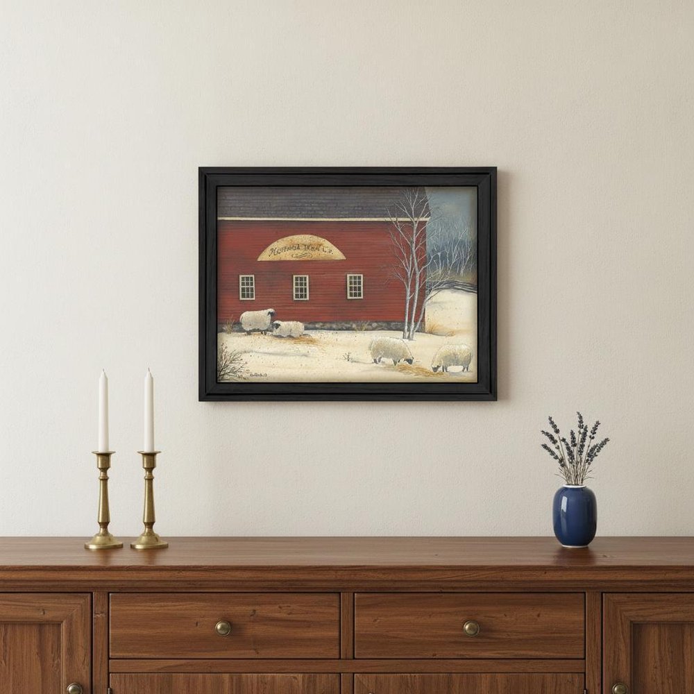 Hartwick Wool Co Black Framed Print Wall Art