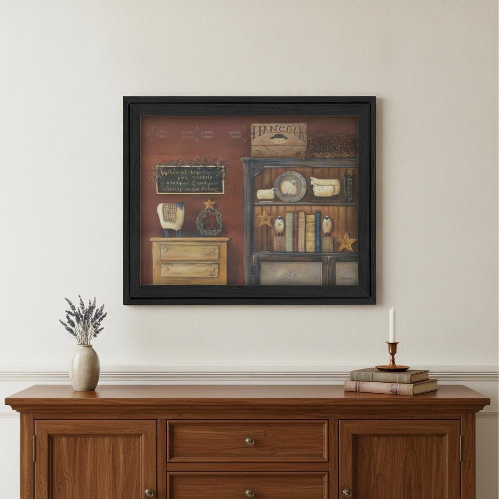 Count Your Blessings 3 Black Framed Print Wall Art