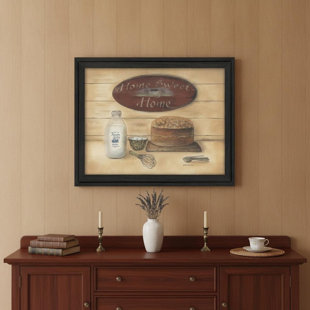 Home Sweet Home 2 Black Framed Print Wall Art