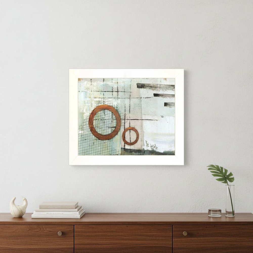 Balance this I 1 White Framed Print Wall Art