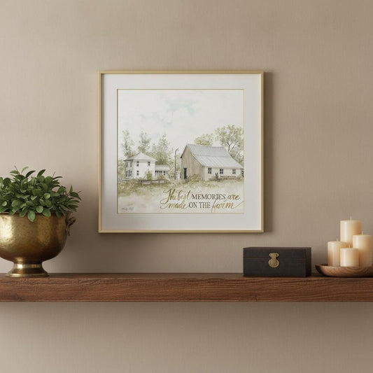 The Best Memories 2 White Framed Print Wall Art