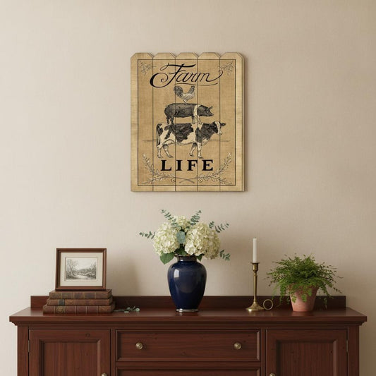 Farm Life Unframed Print Wall Art