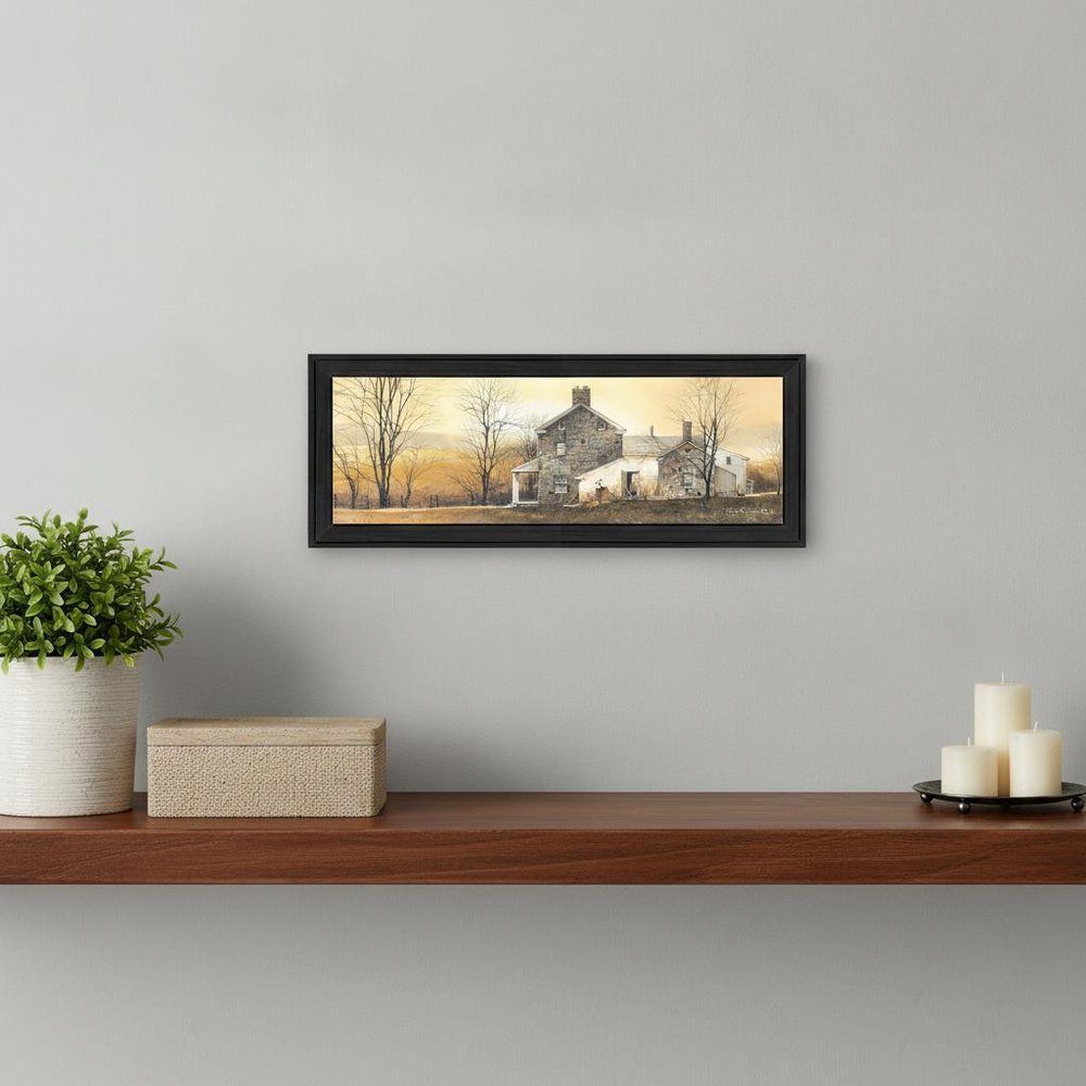 A New Day 2 Black Framed Print Wall Art