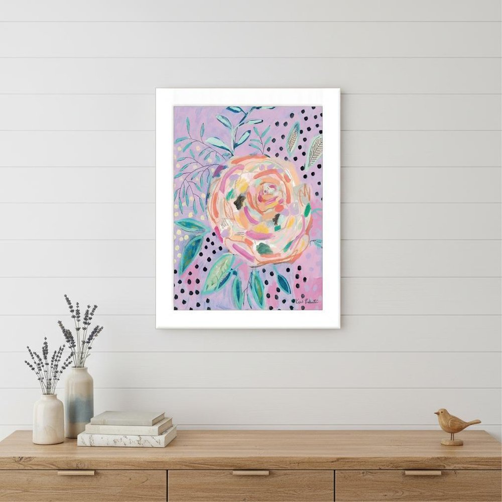 Master the Chaos 3 White Framed Print Wall Art
