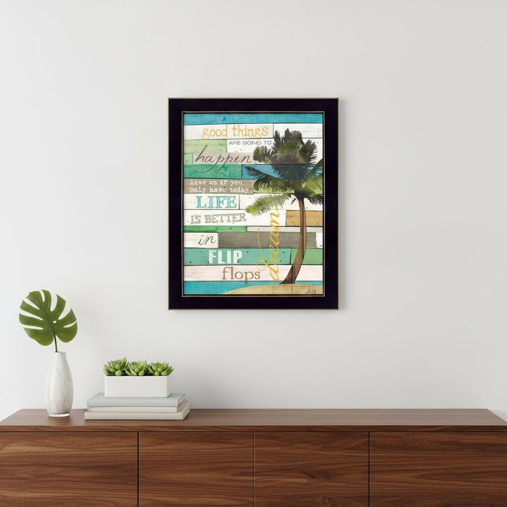 Good Things 2 Black Framed Print Wall Art