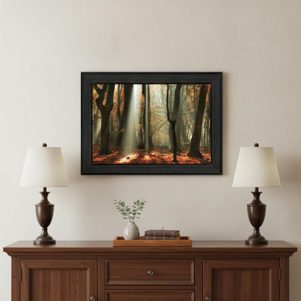Beam Me Up Black Framed Print Wall Art