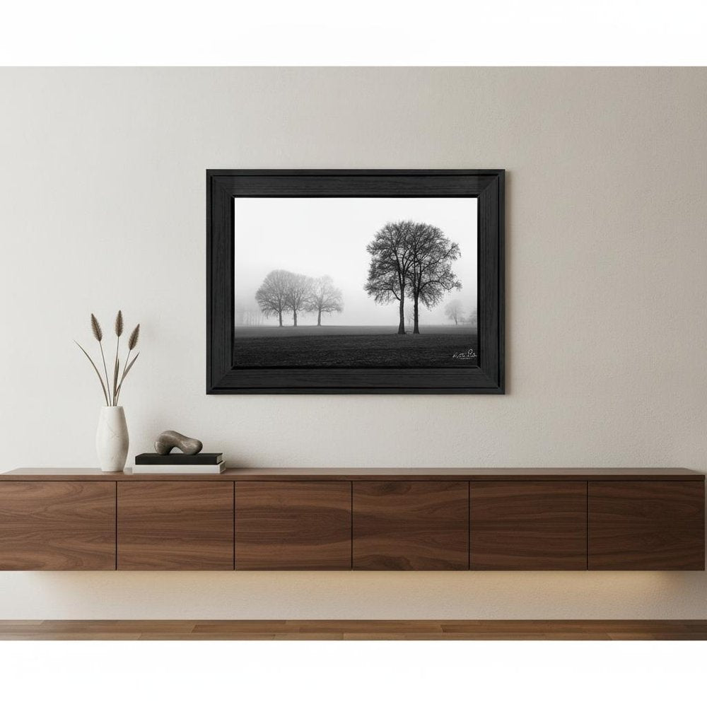 Together Again 3 Black Framed Print Wall Art