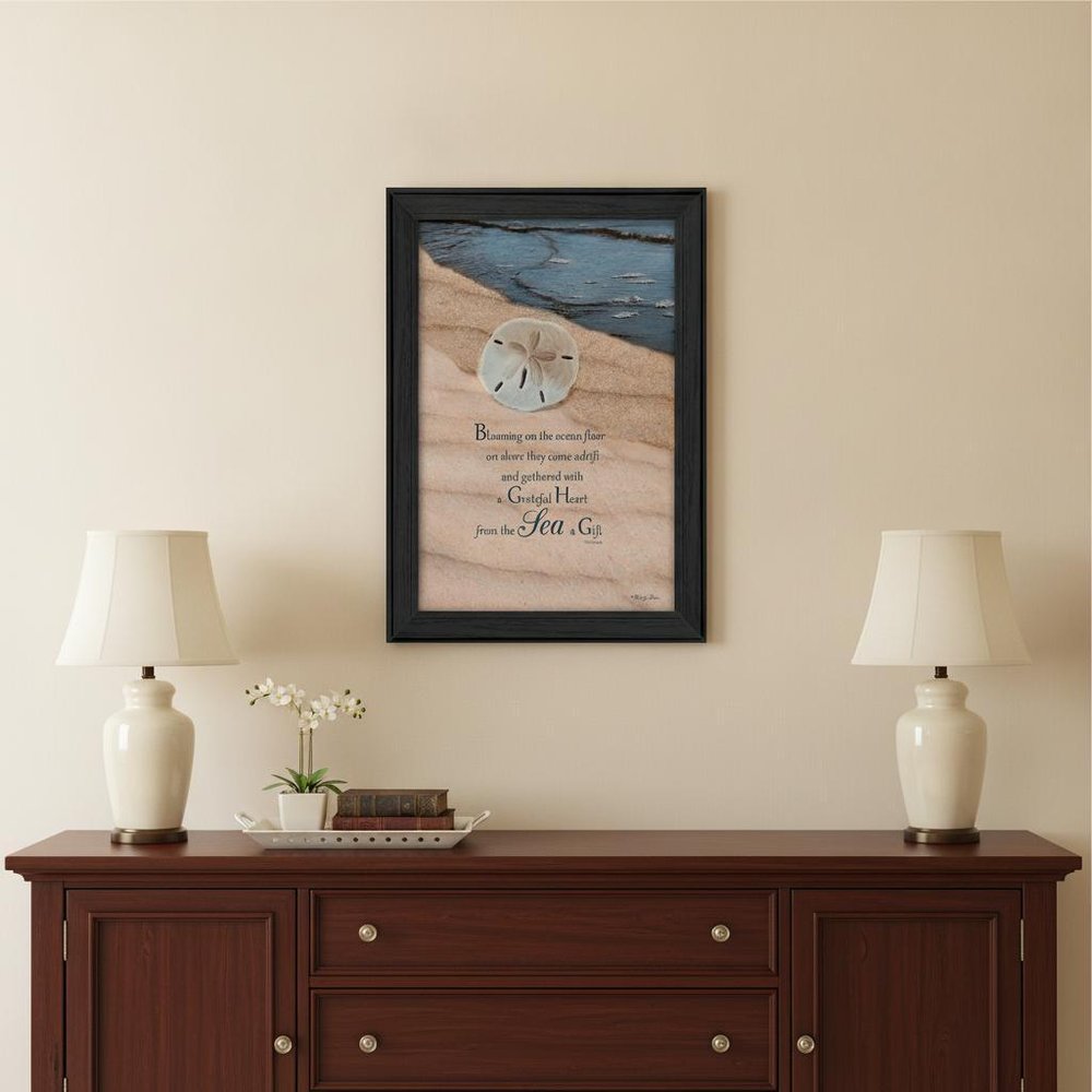 A Gift Black Framed Print Wall Art