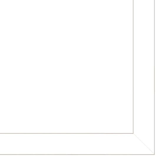 Set Of Two American Flags White Framed Print Wall Art