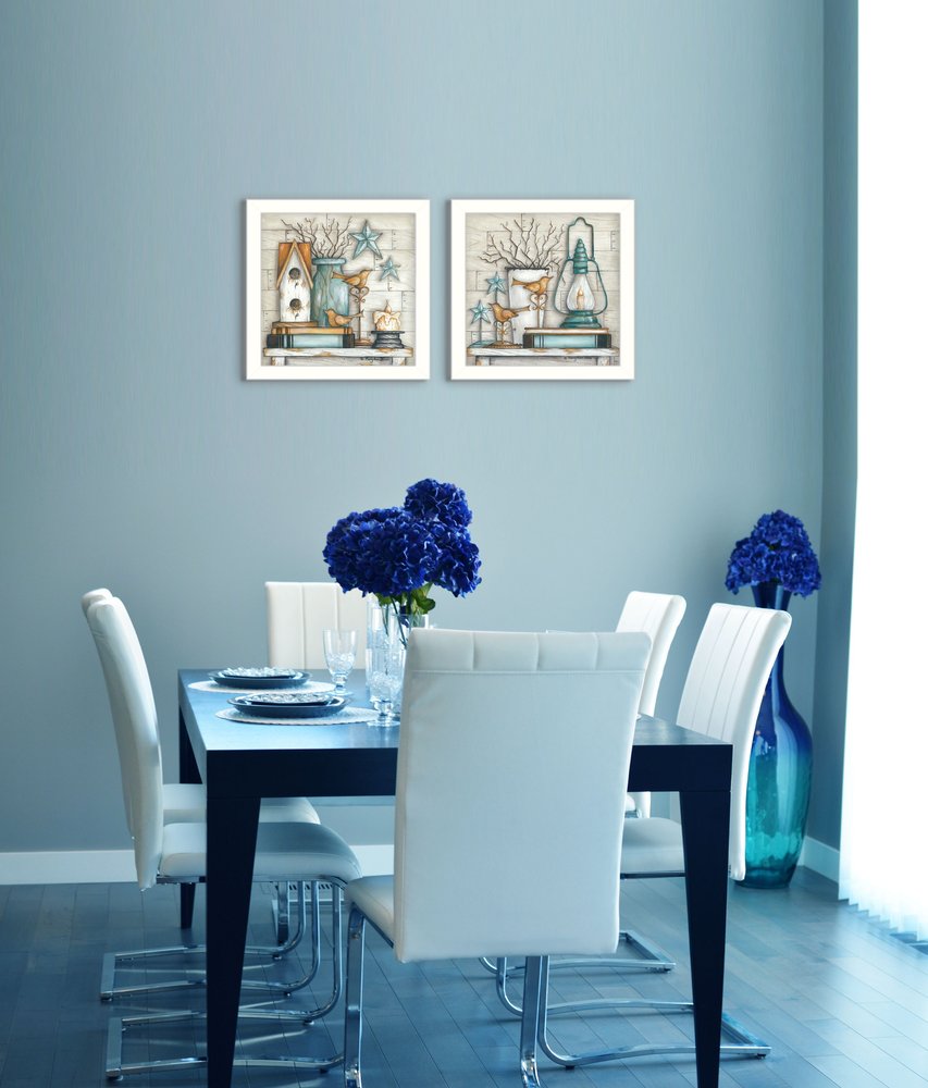 Set Of 2 Rectangle Paper Not Flowers Countryside Not Entertainment & Fashion U.S. States And Territories No Season No Holiday By