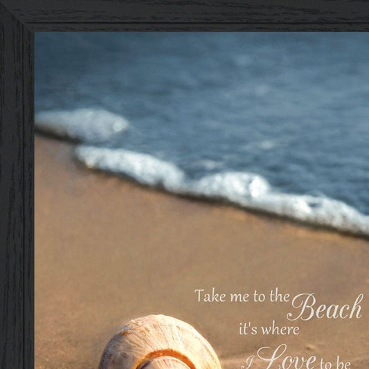 Set Of Two Sea Dream Black Framed Wall Art