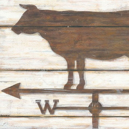 Set Of Two Country Bath Shelf Brown Framed Wall Art