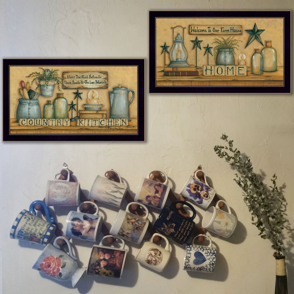 Set Of 2 Rectangle Paper Not Flowers Countryside Not Entertainment & Fashion U.S. States And Territories No Season No Holiday By