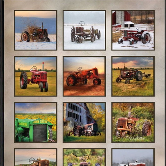 Set Of Two Farming Black Framed Wall Art