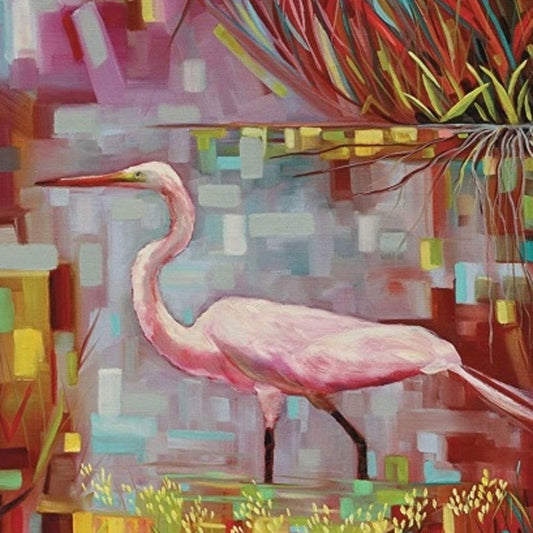 Set Of Two Everglades Gliders White Framed Wall Art