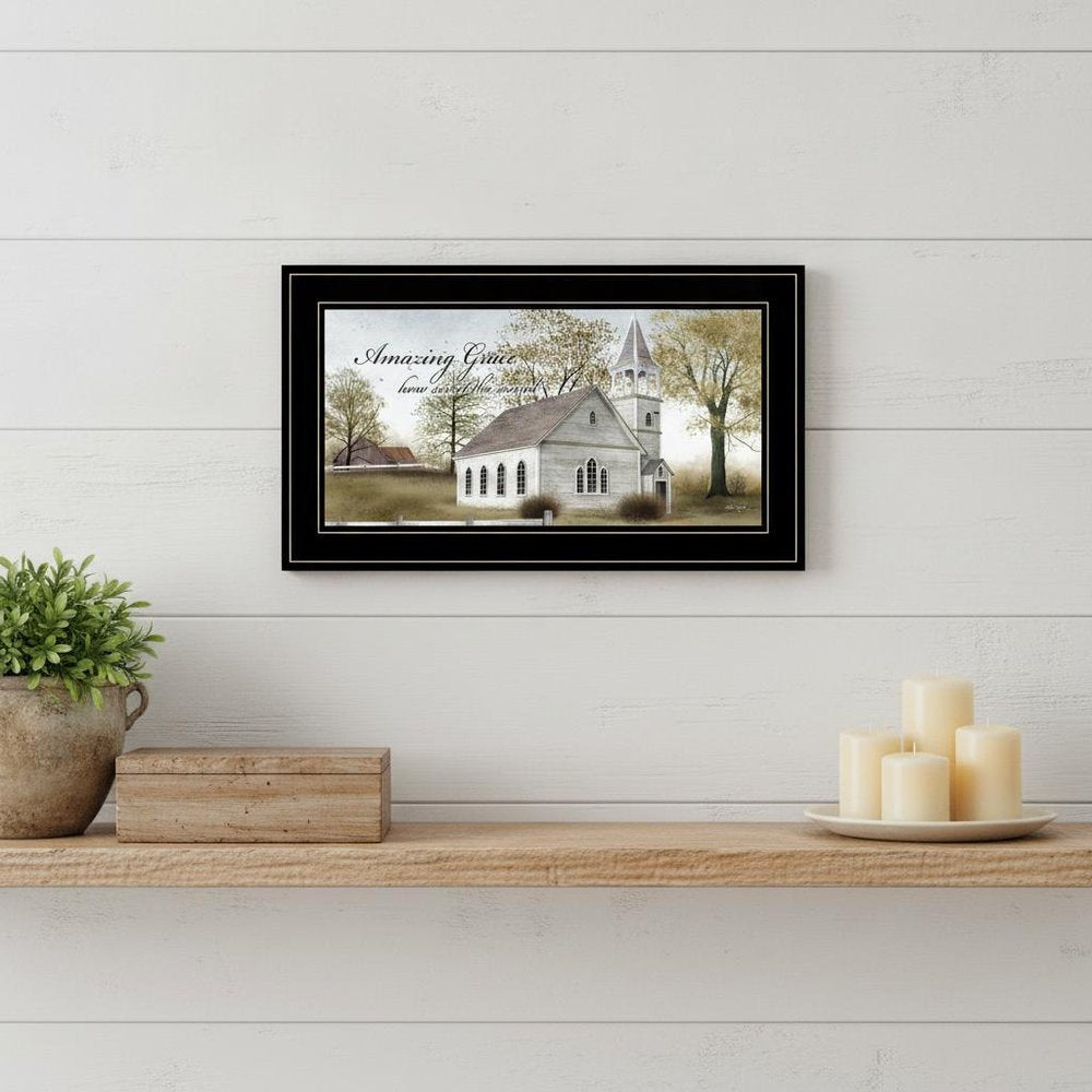 Amazing Grace 6 Black Framed Print Wall Art