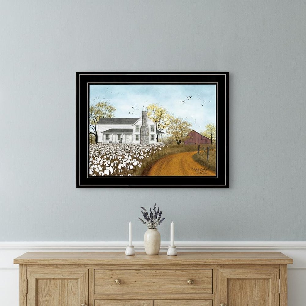 High Cotton 2 Black Framed Print Wall Art