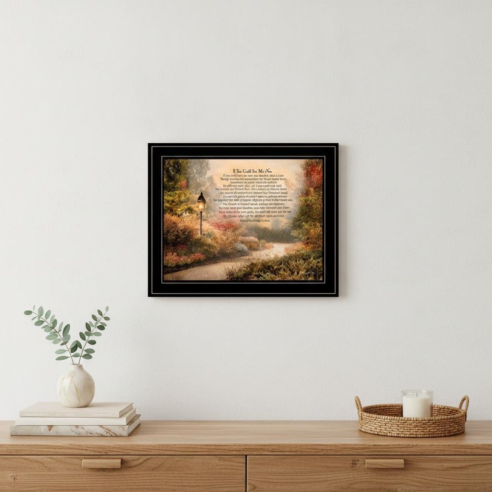 If You Could See Me Now 5 Black Framed Print Wall Art