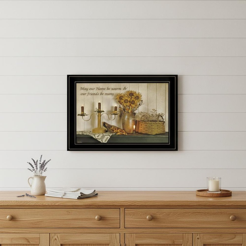 Our Home 3 Black Framed Print Wall Art
