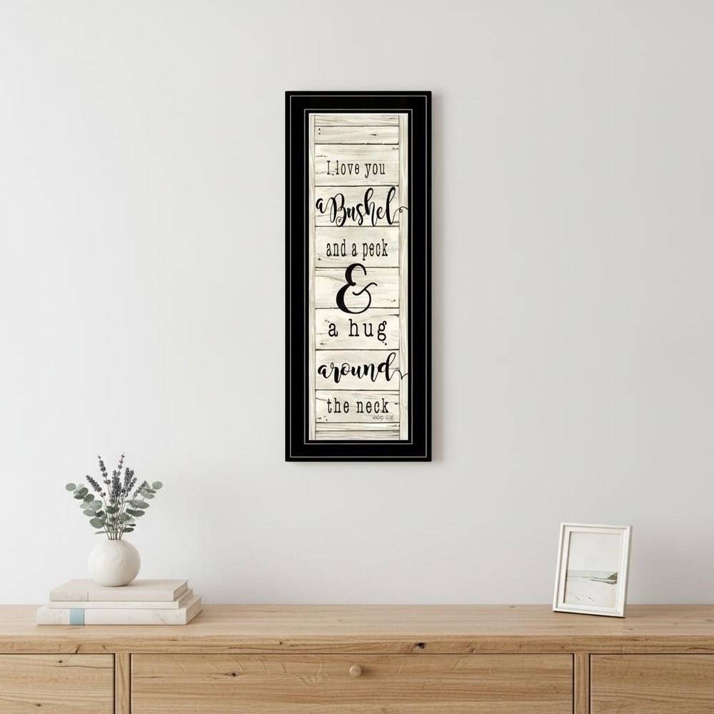 Hugs Collection 2 Black Framed Print Wall Art