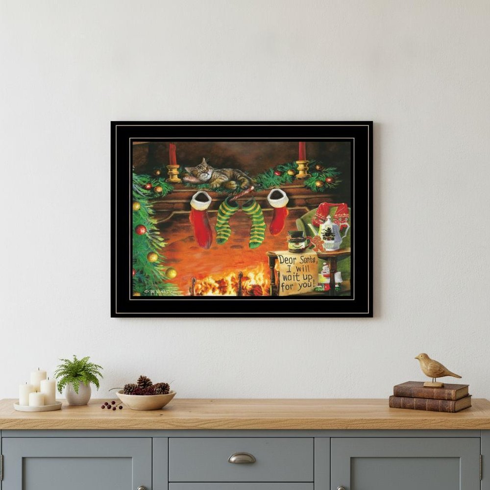 I Will Wait Up 3 Black Framed Print Wall Art