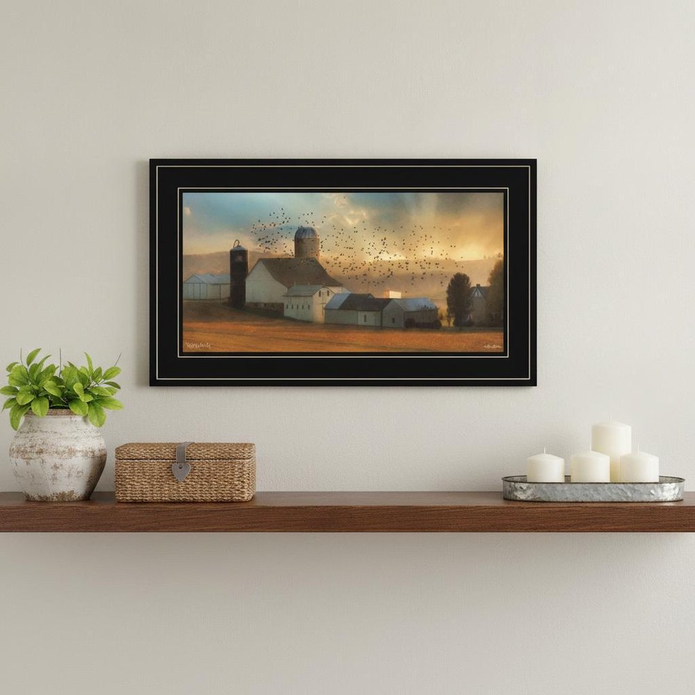 Light of a New Day 3 Black Framed Print Wall Art