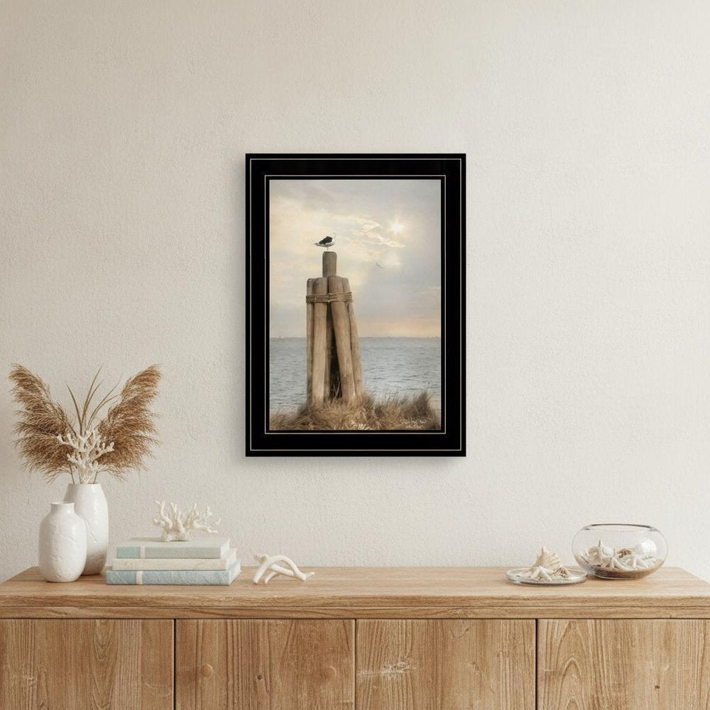 Birds Eye View 3 Black Framed Print Wall Art