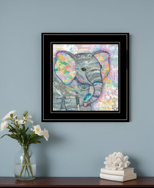 Elephant I 3 Black Framed Print Wall Art