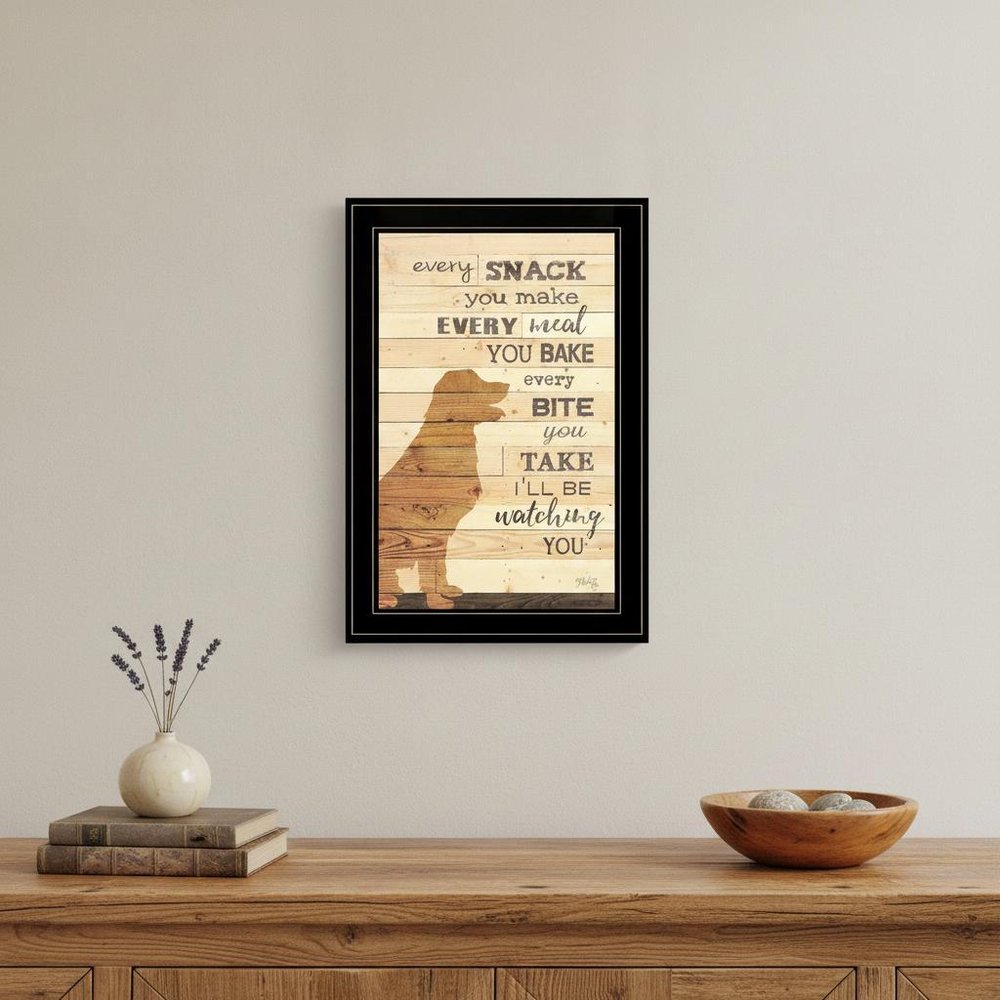 Every Snack You Make 2 Black Framed Print Wall Art
